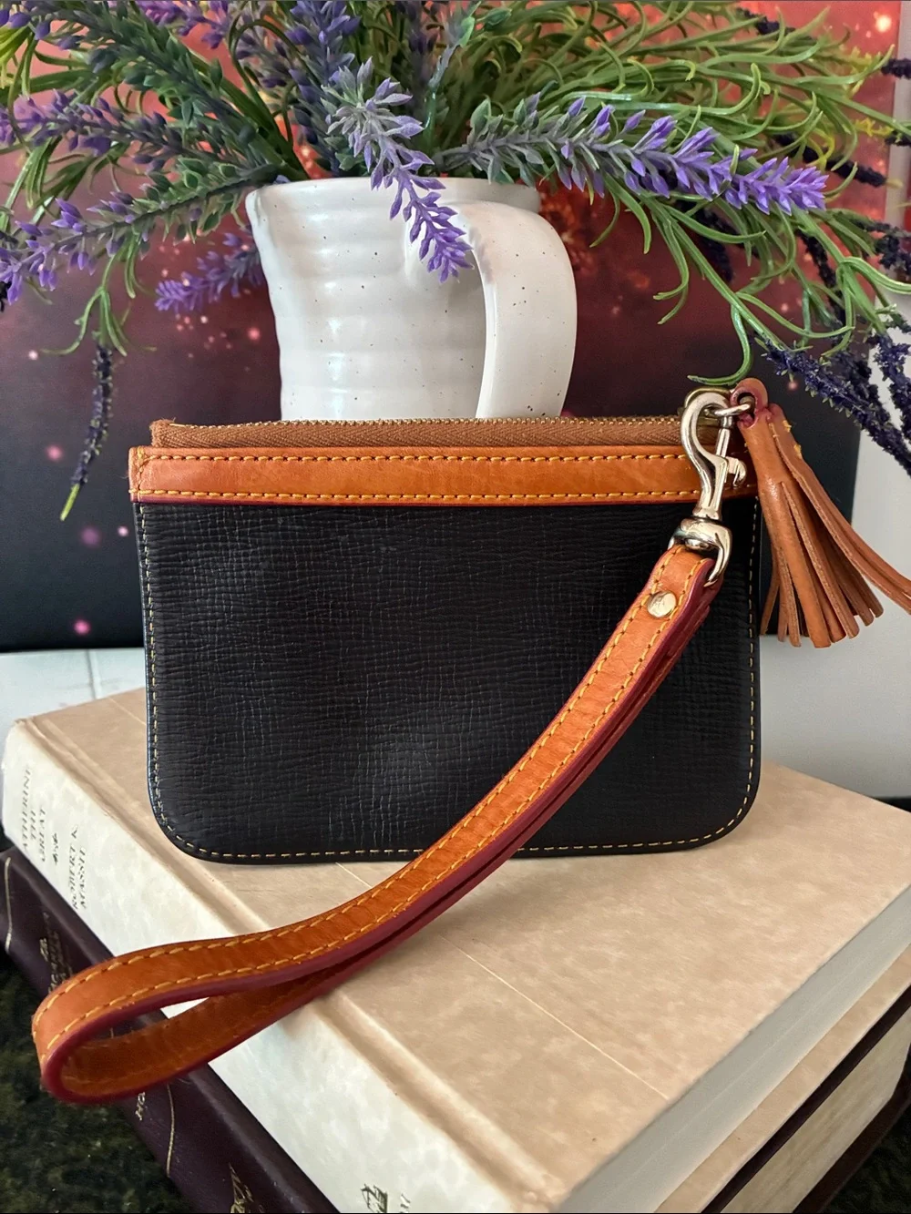 Dooney & Bourke Mini Leather Wristlet